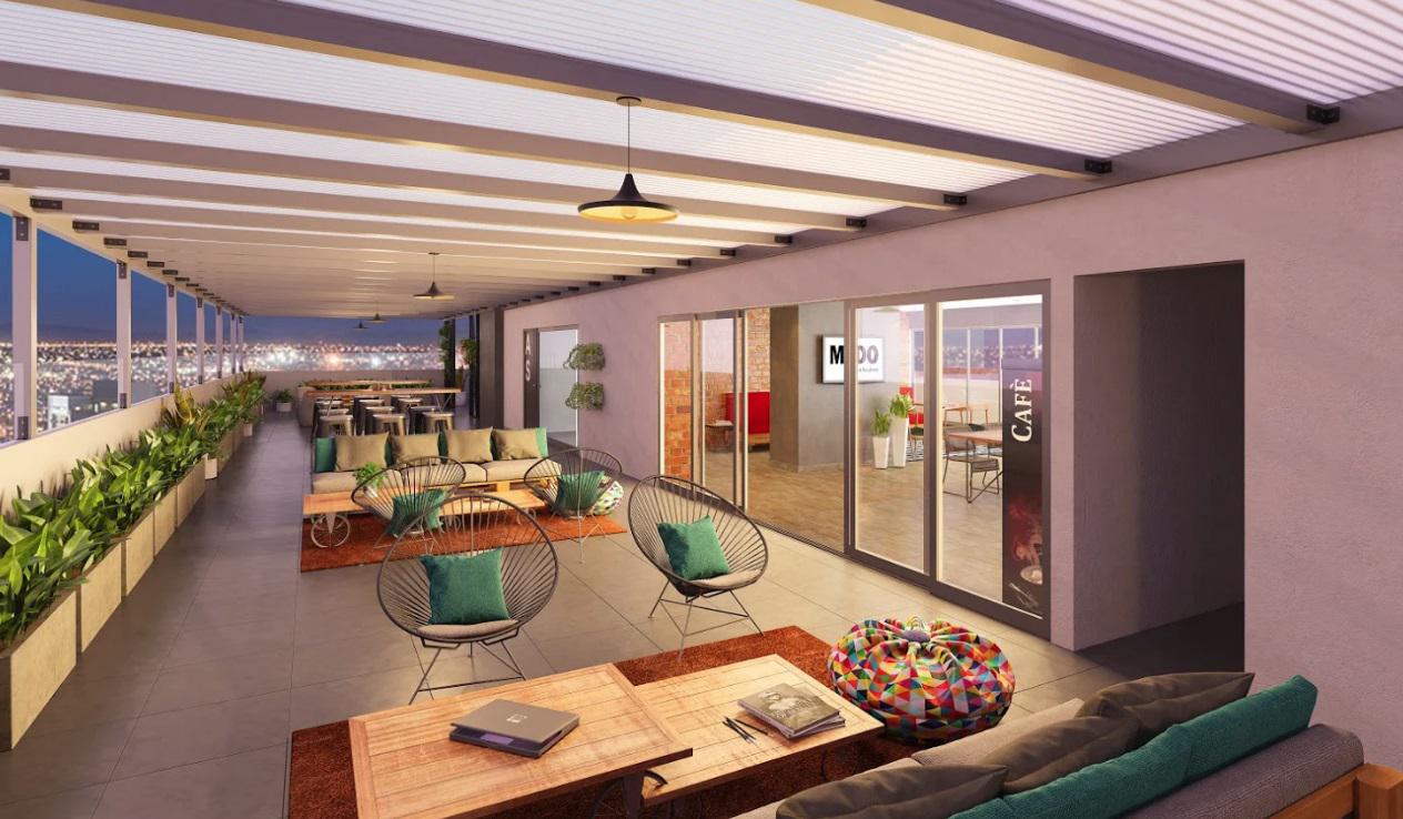 Terraza del proyecto Modo.