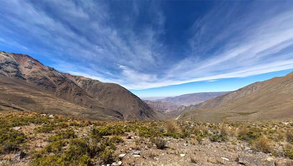 Yacimiento Roxana comprende 1,200 ha, cerca del proyecto Lucero, en Arequipa (Foto: Sandstorm Gold).