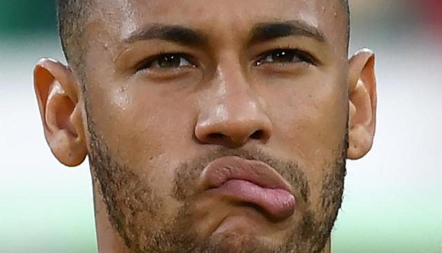 Neymar pierde valor en el mercado de transferencias. (Foto: AFP)