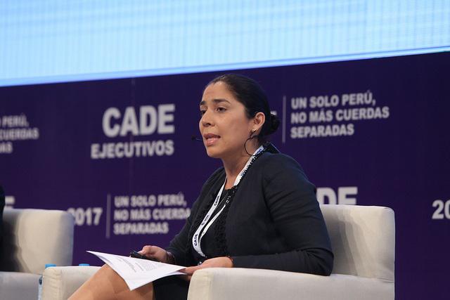 La presidenta de la Comisión de Constitución se presentó en CADE 2017. (Foto: CADE 2017)