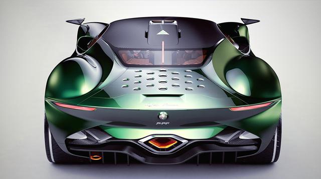 La parte trasera del vehículo y la aleta horizontal es una combinación del "33-2 Daytona" y del "P33 Cuneo". (Foto: Megaricos)