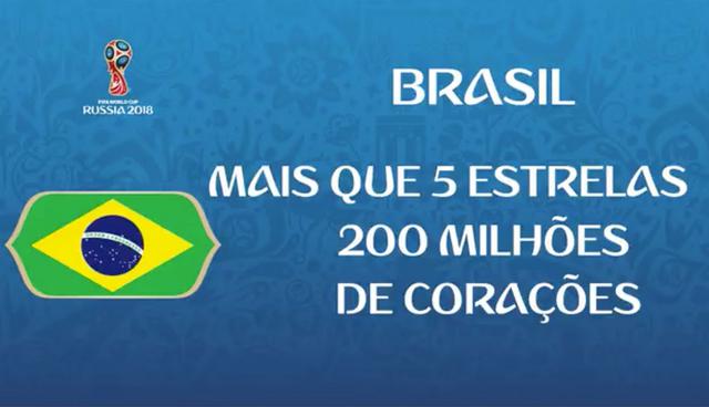 FOTO 6 | Brasil: MAIS QUE 5 ESTRELAS 200 MILHÕES DE CORAÇÕES (Más que 5 estrellas, 200 millones de corazones)