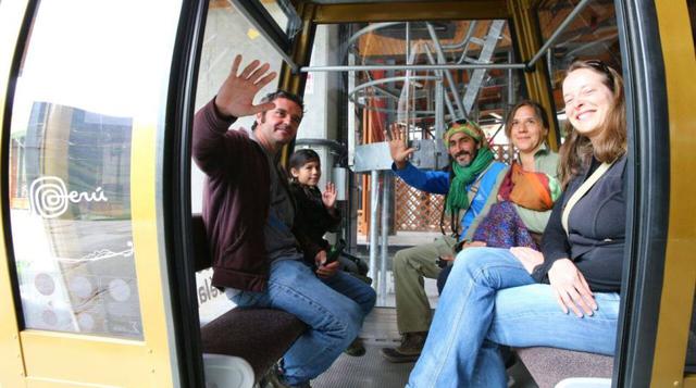 Antes de este sistema, los visitantes que deseaban conocer el sitio arqueológico de Kuélap tenían que recorrer un trayecto de 32 kilómetros en trocha –tardando hasta 90 minutos– o hacer una caminata de tres horas. (Foto: Presidencia)