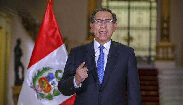 Presidente Martín Vizcarra felicitó a las autoridades electas en los comicios regionales y municipales. (Foto: Agencia Andina)