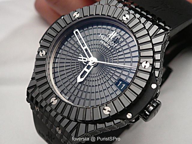 Hublot Black Caviar Bang: US$ 978 mil. Fue hecho a base de oro blanco de 18 quilates y con perlas negras. su diseño permite apreciar todos los detalles lujosos que tiene tanto en su interior como exterior. (Foto: hublot.watchprosite)