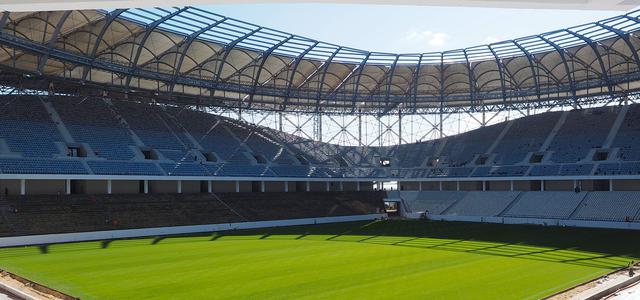 ARENA VOLGOGRADO (Volgogrado): Tiene capacidad para 45,568 personas y un costo de 17,300 millones de rublos ( US$ 300 millones). En la ciudad llamada una vez Stalingrado, cada sitio tiene su historia de la guerra, y el estadio no es diferente.