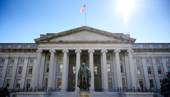 El Departamento del Tesoro de Estados Unidos en Washington, DC. (Foto: AFP).