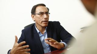 La ley contra de publicidad estatal "nos está poniendo una mordaza", afirma Vizcarra