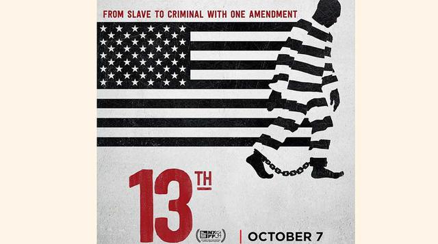 13th. El racismo tras los barrotes suele ser más duro que en el mundo libre. Este documental es una mirada más profunda al sistema pensionario de los Estados Unidos y una reflexión de la discriminación racial en el país. (Foto: qiibo.com)