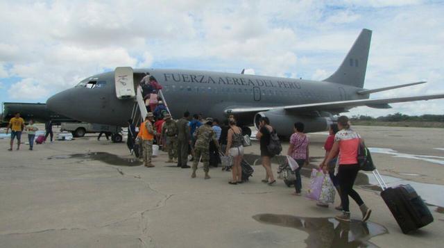 Los aviones Spartan, Antonov, Twin Otter y Boeing de la FAP realizan los vuelos gratuitos.
