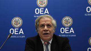 EE.UU. respalda a Almagro para la reelección al frente de la OEA 