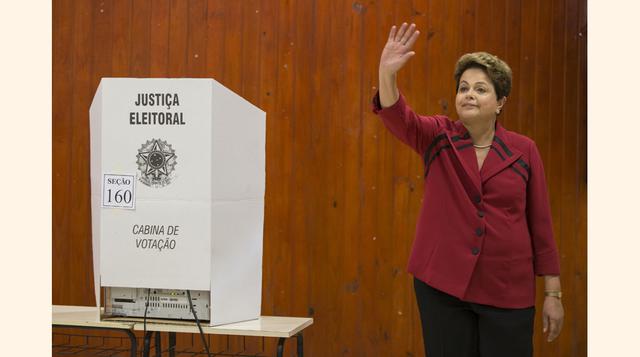 La presidenta de Brasil, Dilma Rousseff , candidata presidencial a la reelección del Partido de los Trabajadores. (Foto: Ap)