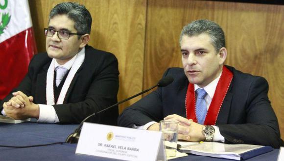 Fiscalía abre investigación contra fiscales José Domingo Pérez y Rafael Vela. Foto: GEC