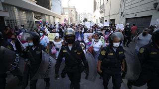 Número de policías se incrementará a 9,600 en Lima para control durante protestas 