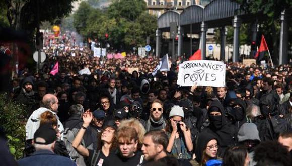Protestas en Francia contra la reforma laboral