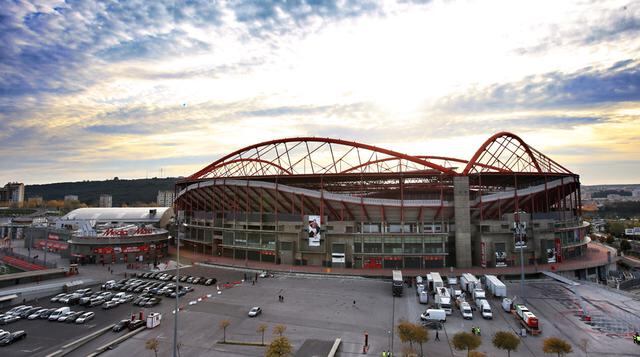 Estadio da Luz (Lisboa – Portugal). Fue inaugurado en el 2003 con una capacidad para 65,000. Lo utiliza el Benfica, que es el club con más hinchas en Portugal. Fue sede de la final de la Euro 2004 y de la Liga de Campeones del 2014. (Foto: Getty)