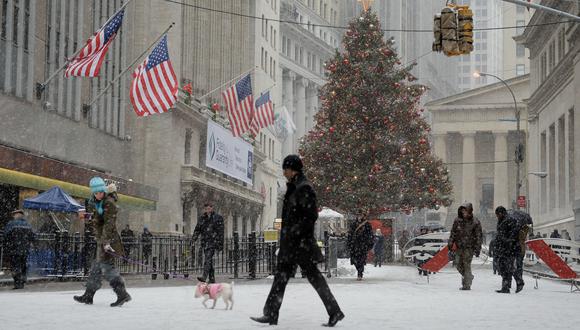 Muchos quieren pasar una Navidad como en las películas (Foto: AFP)