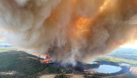 En lo que va de año, Canadá ha reportado 2.400 incendios forestales y ha perdido 4,3 millones de hectáreas de bosque. (Foto: EFE)