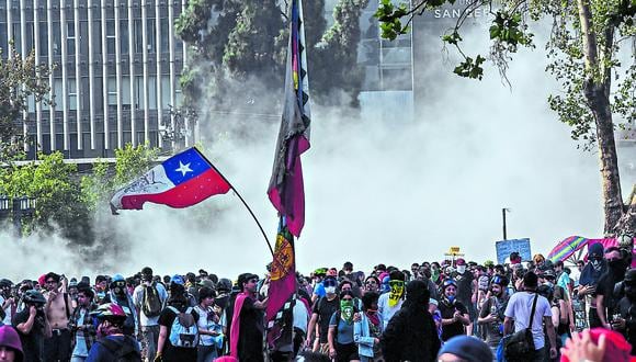 Demandas. En enero se aprecia una mayor calma social en Chile. (Foto: AFP)