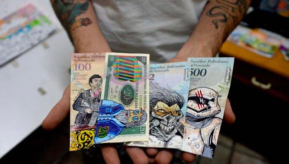 FOTO 13 | 13. Las proyecciones no son alentadoras para el bolívar. El Fondo Monetario Internacional (FMI) estima que este año la inflación en Venezuela treparía hasta un 13.000%.  (Foto: AFP)