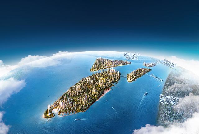 Forest City - Malasia, es uno de los mayores proyectos de recuperación de tierras del mundo y busca construir cuatro nuevas islas de 1.400 hectáreas de terreno ganados del mar en una bahía entre Malasia y Singapur. El proyecto está siendo ejecutado por Country Garden Pacific View y después de 20 años de construcción se espera que residan hasta 700.000 personas.