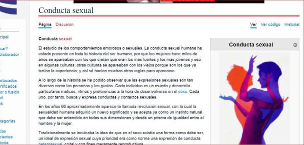 En la parte final, se incluyó un link (https://bit.ly/2K2cF22) para que el estudiante encuentre más información.  Uno de los conceptos que generó más rechazo fue sobre el coito anal.