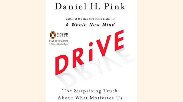 <b>"La sorprendente verdad sobre qué nos motiva"</b> por Daniel H. Pink Para mayor motivación. Duración  5 horas y 55 minutos. Este libro analiza los componentes de la motivación para que pueda entender mejor no sólo cómo motivar a ti mismo, sin