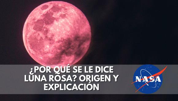 ¿Te has preguntado por qué se llama Luna Rosa a la cuarta luna llena del año? La NASA te revela los fascinantes orígenes y la historia detrás de este fenómeno celestial. | Foto de Dylan Sauerwein en Unsplash / Composición Mix