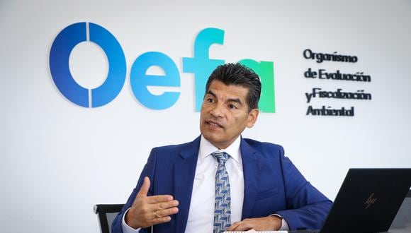 Johnny Analberto Marchán Peña, presidente de OEFA. Fuente: OEFA, para Gestión.