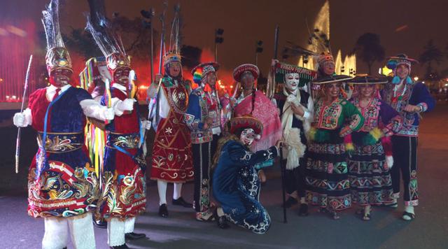 El floclore nacional brilló en el Parque de la Reserva anoche (Foto: Andina)