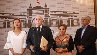 Fuerza Popular: No vamos a presentar una moción de censura contra Vicente Zeballos
