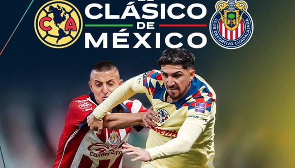 Sigue la cobertura del Canal 5 en vivo y online para ver el partido América vs. Chivas este sábado 16 de marzo por la fecha 12 del Torneo Clausura de la Liga MX. CDMX, México (Foto: Twitter / América)