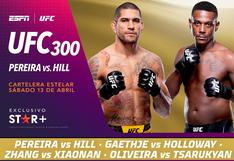 UFC 300: Pereira vs. Hill se transmitió en Latinoamérica vía Star+