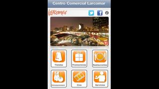 Larcomar lanza aplicación para smartphones