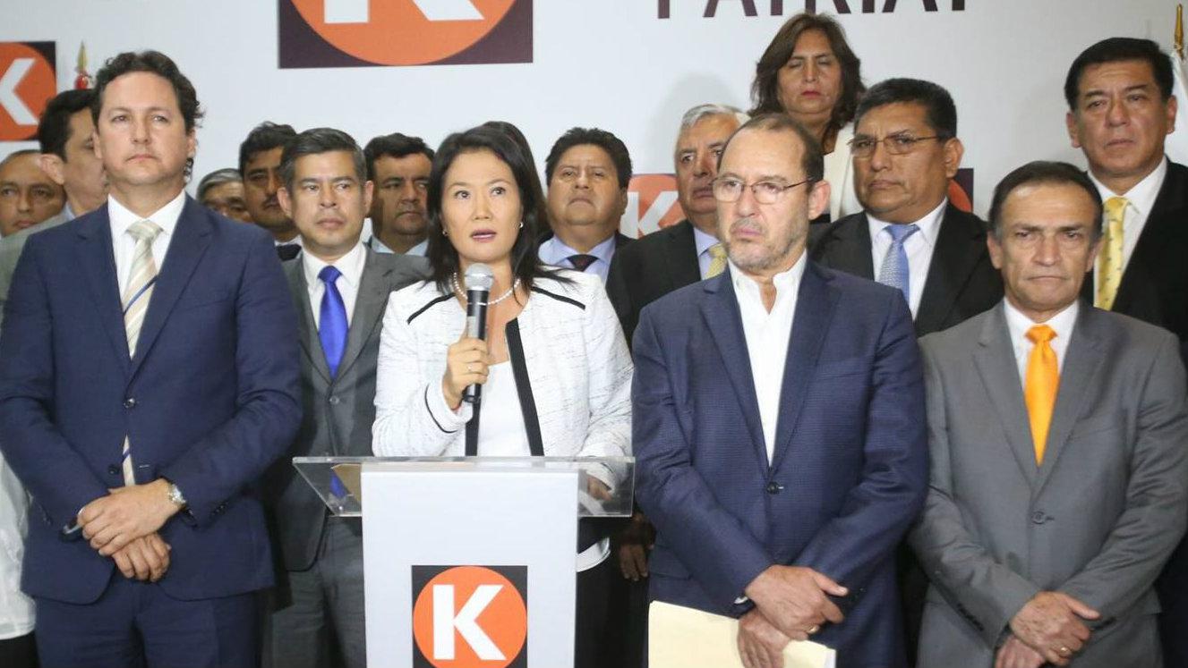 Keiko Fujimori dijo que allanamiento es una actitud abusiva que no impedirá lucha contra la corrupción (Foto: Andina).