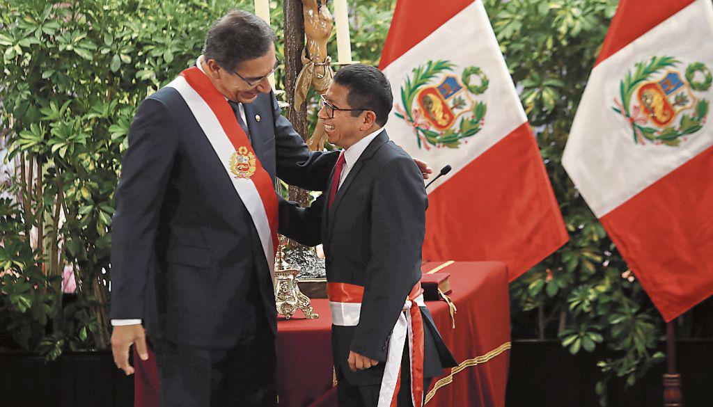 Titular del MTC, Edmer Trujillo presentó su renuncia, junto a otros tres ministros. (Foto: GEC)