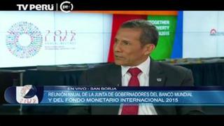 Humala sobre balance de su gestión económica: “Se pudo haber hecho más”