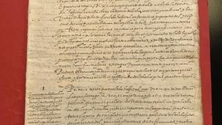 Perú recuperó manuscrito virreinal de hace más de 400 años