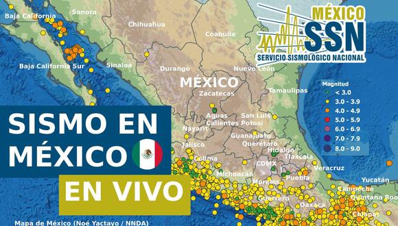 Últimas noticias sobre los últimos sismos confirmados en México, según el reporte oficial del Servicio Sismológico Nacional, desde Chiapas, Oaxaca, Guerrero, CDMX y Michoacán. (Foto: Gestión Mix)