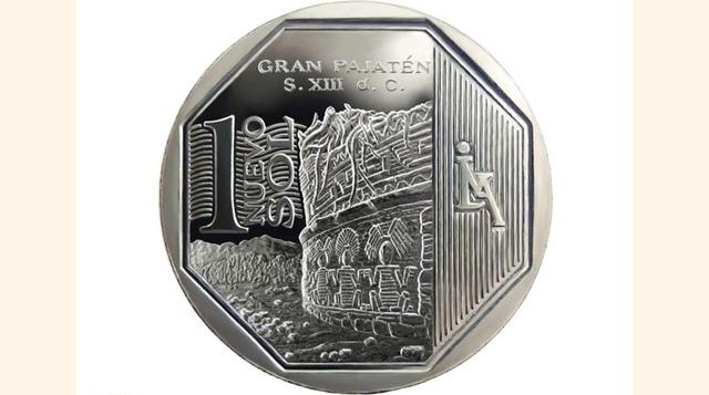 Moneda de un sol alusiva al Gran Pajatén.
