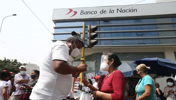 Banco de la Nación. (Foto: Jesus Saucedo / GEC)