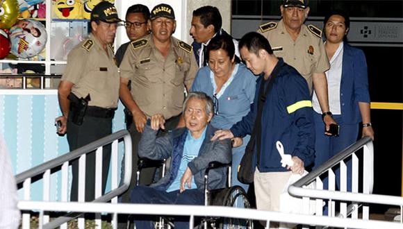 Alberto Fujimori cumplió más de 100 días internado en la clínica Centenario de Pueblo Libre. (Foto: Agencia Andina)