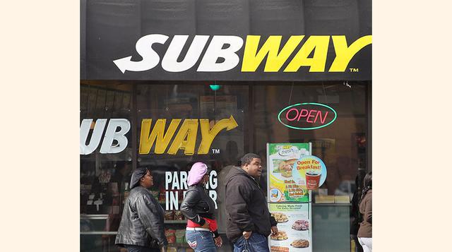 Subway, Valor: US$ 22,561 millones. (Foto: Forbes)