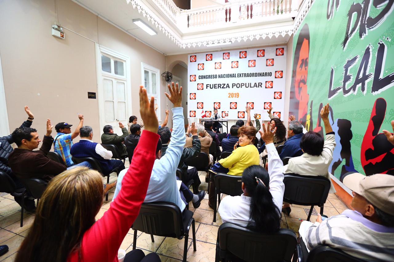Fuerza Popular participará en elecciones congresales 2020