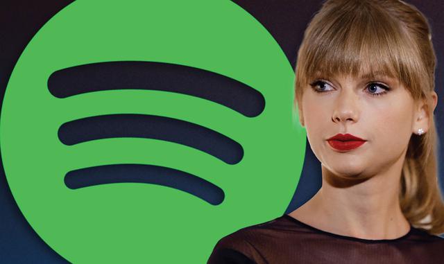 FOTO 8 | 2014: La popular artista Taylor Swift saca su música de Spotify y otros servicios de transmisión durante tres años, porque los culpa del rápido declive de las ventas de discos y otros formatos de grabación. Spotify y Swift se reconciliarán en 2017 después de que Spotify logró nuevos acuerdos de licencia con sellos discográficos. Los ingresos de la industria de la música grabada tocaron fondo en el 2014 tras una caída libre de 15 años, en que retrocedieron un 40% a US$ 14,300 millones desde US$ 23,800 millones en 1999.