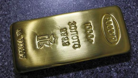 Los futuros del oro en Estados Unidos subían un 1.45% a US$1,428.4 por onza este miécoles. (Foto: Reuters)