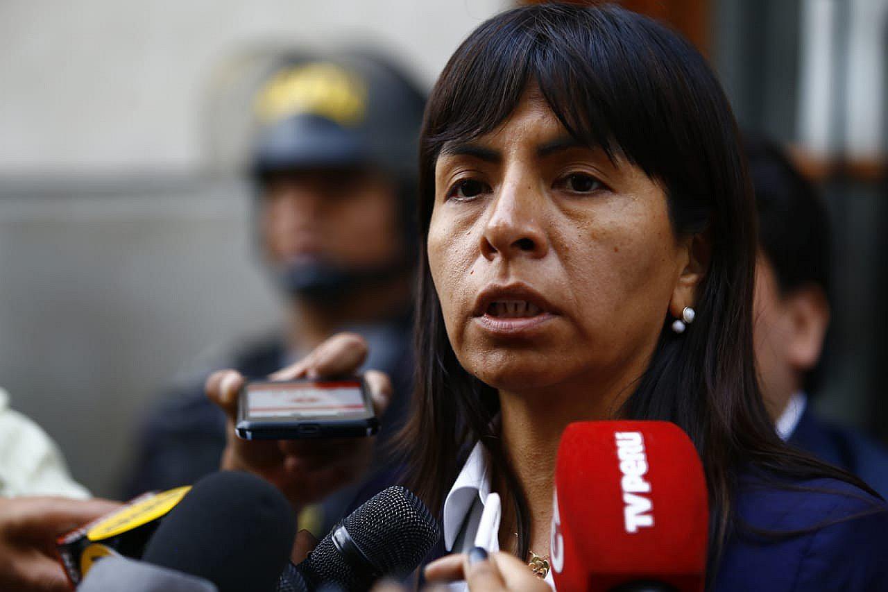 Giulliana Loza descartó que vaya a solicitar la postergación de la audiencia de prisión preventiva contra Keiko Fujimori. (Foto: GEC)