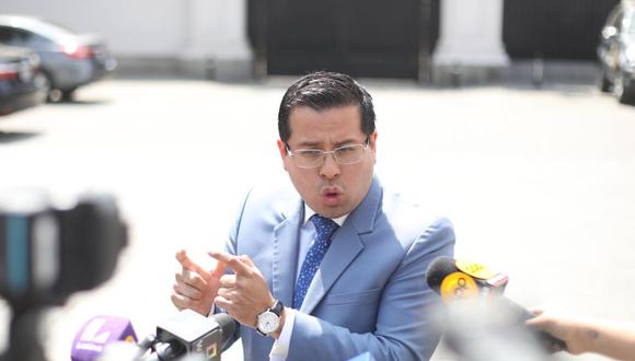 Benji Espinoza es abogado del presidente y de la primera dama.  Fotos: Julio Reaño/ GEC