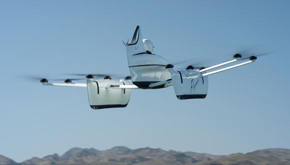 El "Flyer" de Kitty Hawk. Un proyecto de automóvil volador respaldado por el cofundador de Google Larry Page. (Foto: AFP)