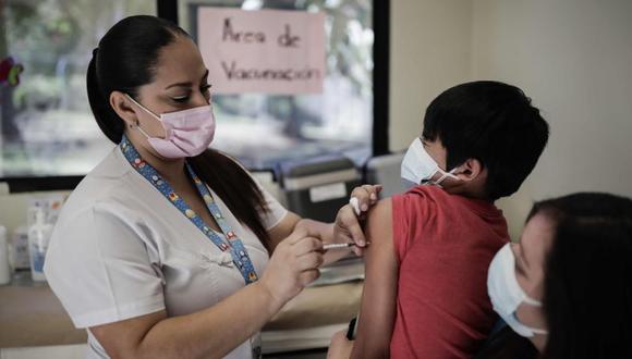 Estos son los 45 puntos de vacunación COVID para niños de 5 a 11 años en Lima y Callao EFE/Jeffrey Arguedas